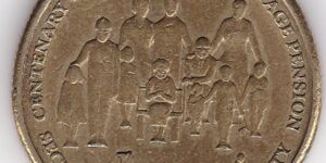 Australia - 1 Dollar - 100th Anniversary of Commonwealth Age Pension