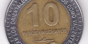 Uruguay   10 Pesos - 2000 issue