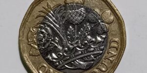 Britain  1 Pound  - Bimetallic