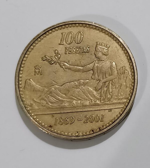 Spain 100 Peseta 2001 (last peseta)