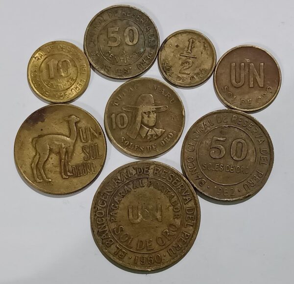 Peru 8 coins Set