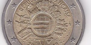 France 2 Euro - 10 Years of Euro Cash -2012