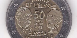 Germany 2 Euro - 50th Anniversary of the Elysee Treaty - 2013