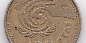 Spain  100 Pesetas - International Year of Older Persons - 1999