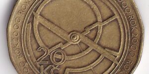 Czech Republic -20 Korun - Year 2000