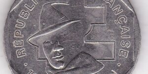 France - 2 Francs - Jean Moulin