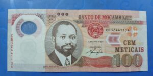 Mozambique - 100 Meticais - 2011 to 2017 Issue - Polymer