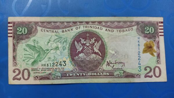 Trinidad and Tobago - 20 Dollars - 2006 Issue