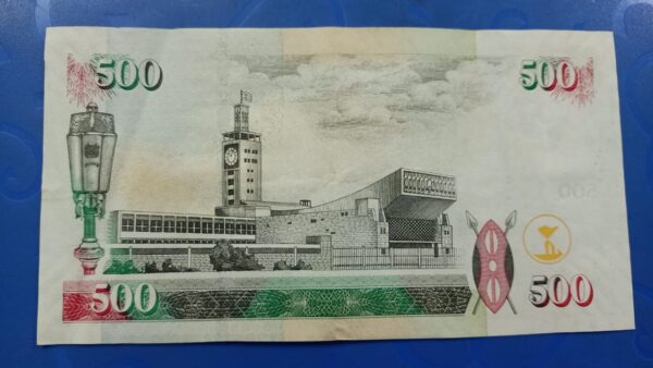 Kenya - 500 Shillings - 2003 to 2010 Issue - Image 2