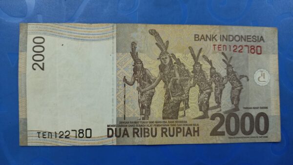 Indonesia - 2000 Rupiah - 2009 to 2016 Issue - Image 2