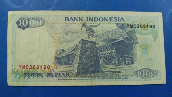 Indonesia - 1000 Rupiah - 1992 to 2000 Issue - Image 2