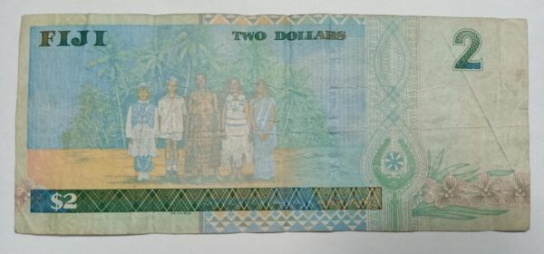 Fiji 2 Dollar - 2002 issue - Used VF Condition - Image 2