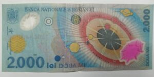 Romania 2000 lei - polymer  Issue