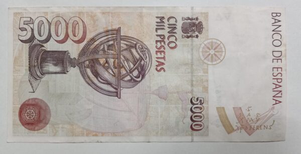 Spain 5000 Pesetas - Christopher Columbus - 1992 - Image 2