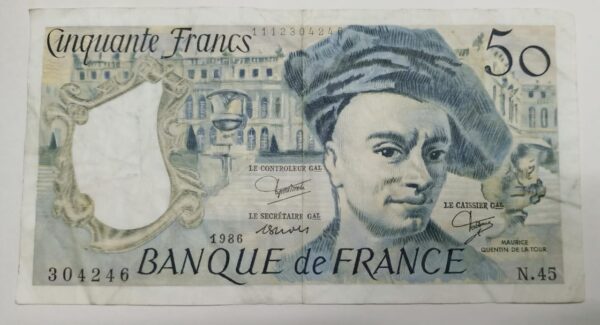 France  50 Francs - 1976 to 1992 issue