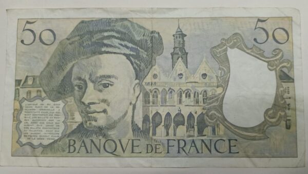 France  50 Francs - 1976 to 1992 issue - Image 2