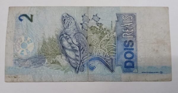 Brazil 2 Reais  -2001 to 2009 issue - Image 2