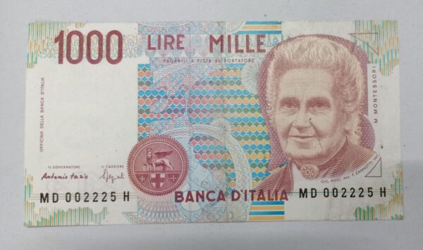 Italy 1000 Lire - Maria Montessori