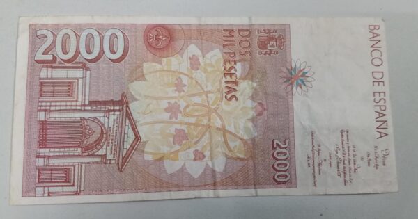Spain - 2000 Pesetas - 1992 issue - Image 2