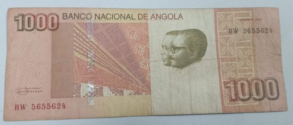 Angola - 1000 Kwanzas - 2012 issue