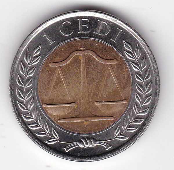 Ghana - 1 Cedi - Bimetallic