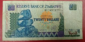 Zimbabwe - 20 Dollars - 1997 issue