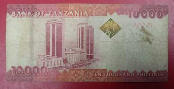 Tanzania - 10000 shillings - 2010 to 2020 issue - Image 2