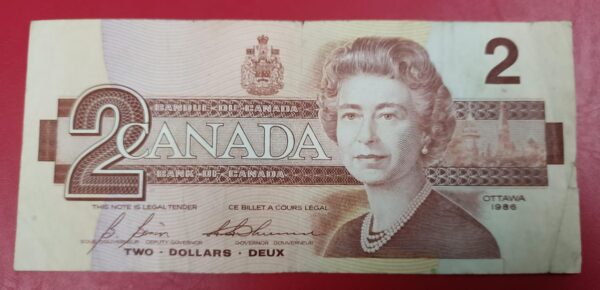 Canada - 2 Dollars - 1986 issue