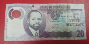 Mozambique - 20 Meticais - Polymer - 2011 to 2017 issue