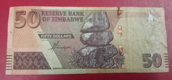 Zimbabwe - 50 Dollars - 2020 issue