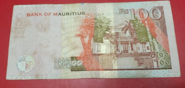 Mauritius - 100 Rupees - 1999 to 2023 issue - Image 2