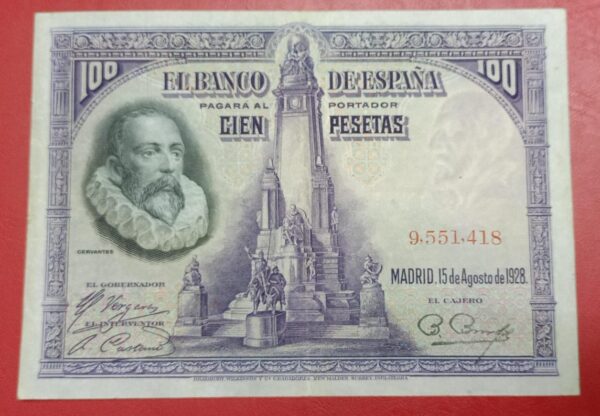 Spain - 100 Pesetas - 1928 issue