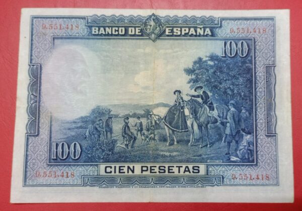 Spain - 100 Pesetas - 1928 issue - Image 2