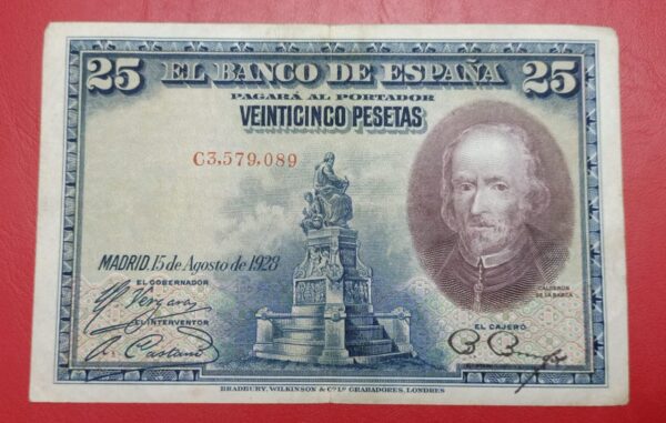 Spain - 25 Pesetas - 1928 issue