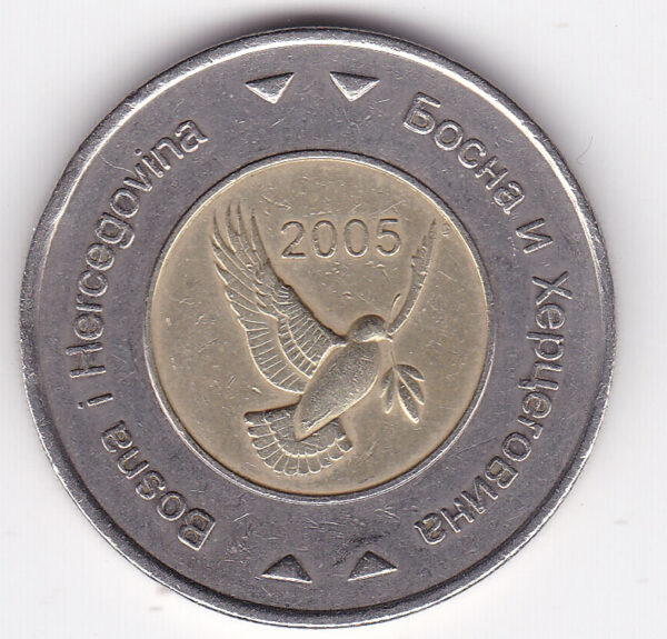 Bosnia - 5 KM - Bimetallic - Image 2