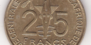 West African States - 25 Francs - 1980 to 2024 Issue