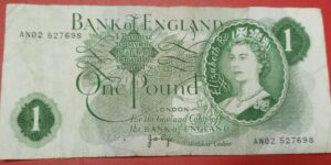 Britain - 1 Pound - 1960 to 1978 issue - Used XF Condition