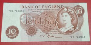 Britain - 10 Shilling - 1961 to 1970 issue