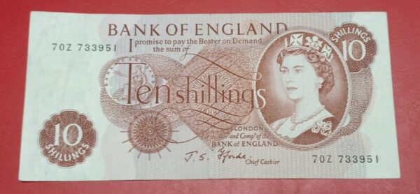 Britain - 10 Shilling - 1961 to 1970 issue