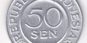 Indonesia - 50 Sen - 1961 issue