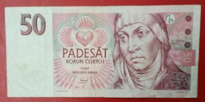 Czech Republic - 50 Korun - St Agnes - Used VF+ Condition