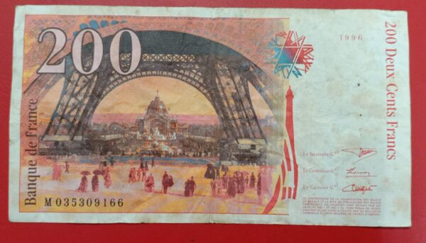 France - 200 Francs - Gustave Eiffel - Image 2
