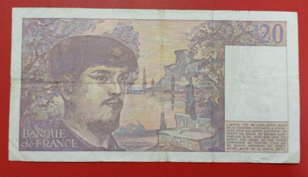 France - 20 Francs - Claude Debussy - Image 2