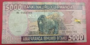 Rwanda 5000 Francs 2014 issue