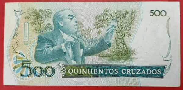 Brazil - 500 Cruzados - 1986 to 1988 issue - Image 2