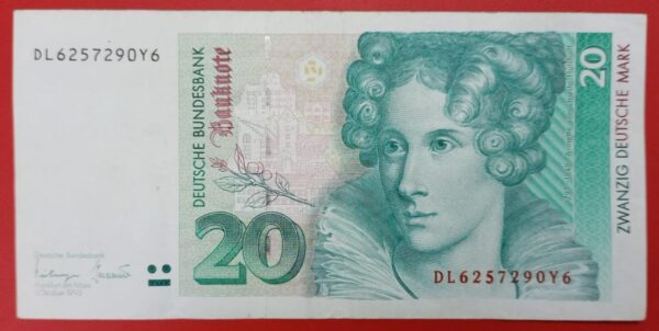 Germany - 20 Mark - 1991 issue