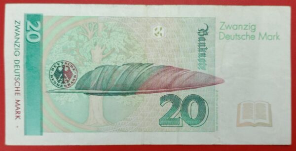Germany - 20 Mark - 1991 issue - Image 2