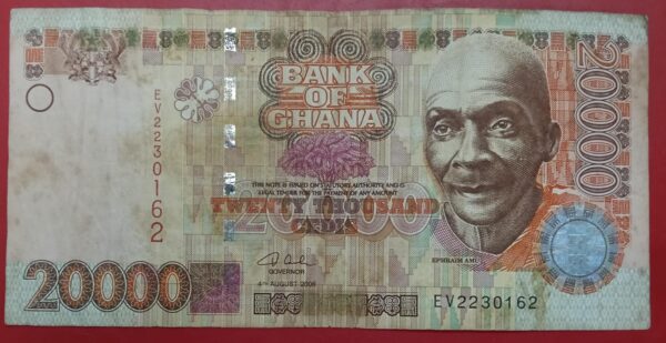 Ghana - 20000 Cedis - 2002 to 2006 issue - Used VF Condition