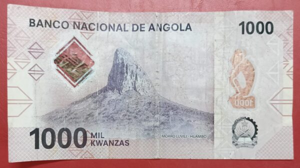 Angola - 1000 kwanzas - 2020  to 2023 issue - Polymer - Used Condition - Image 2