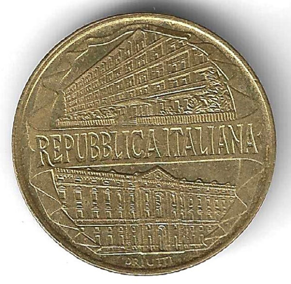 Italy - 200Lire - Centenary of the Academy of the "Guardia di Finanza" - Image 2
